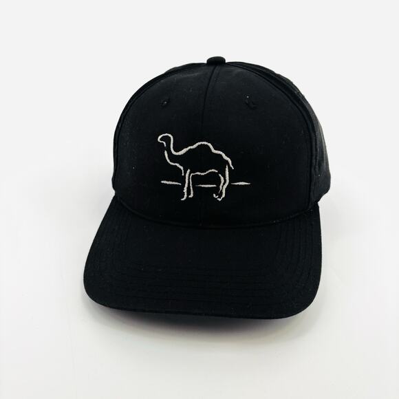 Vintage Camel Cigarettes embroidered Black Hat Cap Snapback - Picture 1 of 6